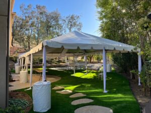 30x60 White top tent rental