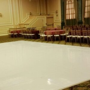 WHITE SEAMLESS DANCE FLOOR RENTAL LOS ANGELES
